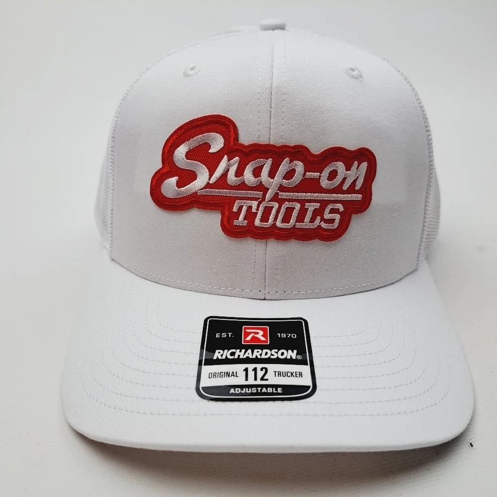 Snap On Tools Richardson 112 Trucker Mesh Snapback Cap Hat Embroidered  …